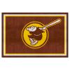 MLB - San Diego Padres Brown/Yellow 5'x8' Rug