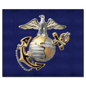 Marines 3D Logo Tailgater Rug 5'x6'