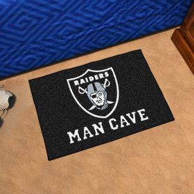 NFL - Las Vegas Raiders Man Cave Starter Rug 19"x30"