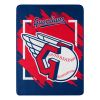 GUARDIANS OFFICIAL MLB "Walk off" Micro Raschel Throw Blanket; 46" x 60"