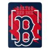 RED SOX OFFICIAL MLB "Walk off" Micro Raschel Throw Blanket; 46" x 60"