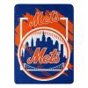 METS OFFICIAL MLB "Walk off" Micro Raschel Throw Blanket; 46" x 60"