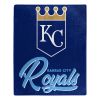 Royals OFFICIAL MLB "Signature" Raschel Throw Blanket; 50" x 60"