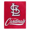 Cardinals OFFICIAL MLB "Signature" Raschel Throw Blanket; 50" x 60"