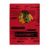 Blackhawks OFFICIAL NHL "Digitize" Raschel Throw Blanket; 60" x 80"