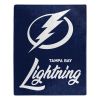 Lightning OFFICIAL NHL "Signature" Raschel Throw Blanket; 50" x 60"