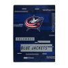 Blue Jackets OFFICIAL NHL "Digitize" Raschel Throw Blanket; 60" x 80"