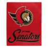 Senators OFFICIAL NHL "Signature" Raschel Throw Blanket; 50" x 60"