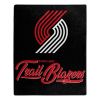 Trailblazers OFFICIAL NBA "Signature" Raschel Throw Blanket; 50" x 60"