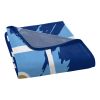 ROYALS OFFICIAL MLB "Walk off" Micro Raschel Throw Blanket; 46" x 60"