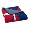 BRAVES OFFICIAL MLB "Walk off" Micro Raschel Throw Blanket; 46" x 60"