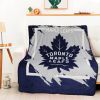 Maple Leafs OFFICIAL NHL "Run" Micro Raschel Throw Blanket; 46" x 60"