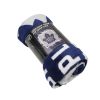 Maple Leafs OFFICIAL NHL "Run" Micro Raschel Throw Blanket; 46" x 60"