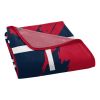 ANGELS OFFICIAL MLB "Walk off" Micro Raschel Throw Blanket; 46" x 60"