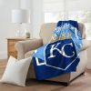 ROYALS OFFICIAL MLB "Walk off" Micro Raschel Throw Blanket; 46" x 60"