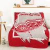 Red Wings OFFICIAL NHL "Run" Micro Raschel Throw Blanket; 46" x 60"