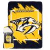 Predators OFFICIAL NHL "Run" Micro Raschel Throw Blanket; 46" x 60"