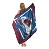 Avalanche OFFICIAL NHL "Run" Micro Raschel Throw Blanket; 46" x 60"