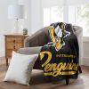 Penguins OFFICIAL NHL "Signature" Raschel Throw Blanket; 50" x 60"