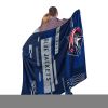 Blue Jackets OFFICIAL NHL "Digitize" Raschel Throw Blanket; 60" x 80"