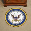 Navy Round Rug 44" diameter