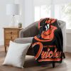 Orioles OFFICIAL MLB "Signature" Raschel Throw Blanket; 50" x 60"