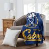 Sabres OFFICIAL NHL "Signature" Raschel Throw Blanket; 50" x 60"