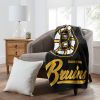 Bruins OFFICIAL NHL "Signature" Raschel Throw Blanket; 50" x 60"