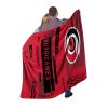 Hurricanes OFFICIAL NHL "Digitize" Raschel Throw Blanket; 60" x 80"