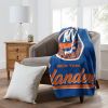 Islanders OFFICIAL NHL "Signature" Raschel Throw Blanket; 50" x 60"