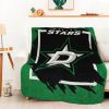 Stars OFFICIAL NHL "Run" Micro Raschel Throw Blanket; 46" x 60"