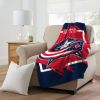 Blue Jackets OFFICIAL NHL "Run" Micro Raschel Throw Blanket; 46" x 60"