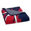 Capitals OFFICIAL NHL "Run" Micro Raschel Throw Blanket; 46" x 60"