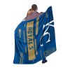 ROYALS OFFICIAL MLB "Digitize" Raschel Throw Blanket; 60" x 80"