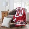 Nationals OFFICIAL MLB "Signature" Raschel Throw Blanket; 50" x 60"