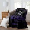 ROCKIES OFFICIAL MLB "Digitize" Raschel Throw Blanket; 60" x 80"