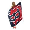 RED SOX OFFICIAL MLB "Walk off" Micro Raschel Throw Blanket; 46" x 60"