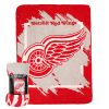 Red Wings OFFICIAL NHL "Run" Micro Raschel Throw Blanket; 46" x 60"