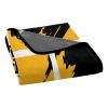 Bruins OFFICIAL NHL "Run" Micro Raschel Throw Blanket; 46" x 60"