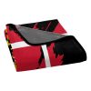 Blackhawks OFFICIAL NHL "Run" Micro Raschel Throw Blanket; 46" x 60"