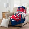 GUARDIANS OFFICIAL MLB "Walk off" Micro Raschel Throw Blanket; 46" x 60"