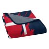 RED SOX OFFICIAL MLB "Walk off" Micro Raschel Throw Blanket; 46" x 60"