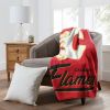 Flames OFFICIAL NHL "Signature" Raschel Throw Blanket; 50" x 60"