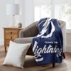 Lightning OFFICIAL NHL "Signature" Raschel Throw Blanket; 50" x 60"