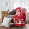 Red Wings OFFICIAL NHL "Signature" Raschel Throw Blanket; 50" x 60"