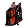 Flyers OFFICIAL NHL "Digitize" Raschel Throw Blanket; 60" x 80"