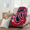 NATIONALS OFFICIAL MLB "Walk off" Micro Raschel Throw Blanket; 46" x 60"