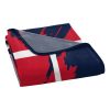 Blue Jackets OFFICIAL NHL "Run" Micro Raschel Throw Blanket; 46" x 60"