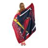 CARDINALS OFFICIAL MLB Dimensional Micro Raschel Throw Blanket; 46" x 60"