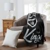 LA Kings OFFICIAL NHL "Signature" Raschel Throw Blanket; 50" x 60"